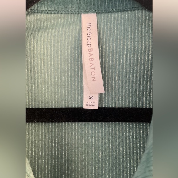 Aritzia The Group Babaton Green Corduroy Button Shirt - Picture 3 of 5